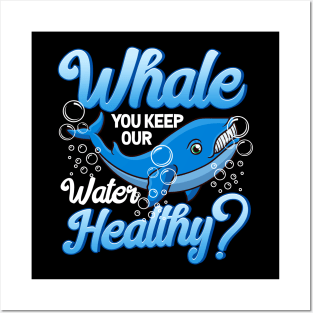 Ocean Environmentalist Whale Pun Posters and Art